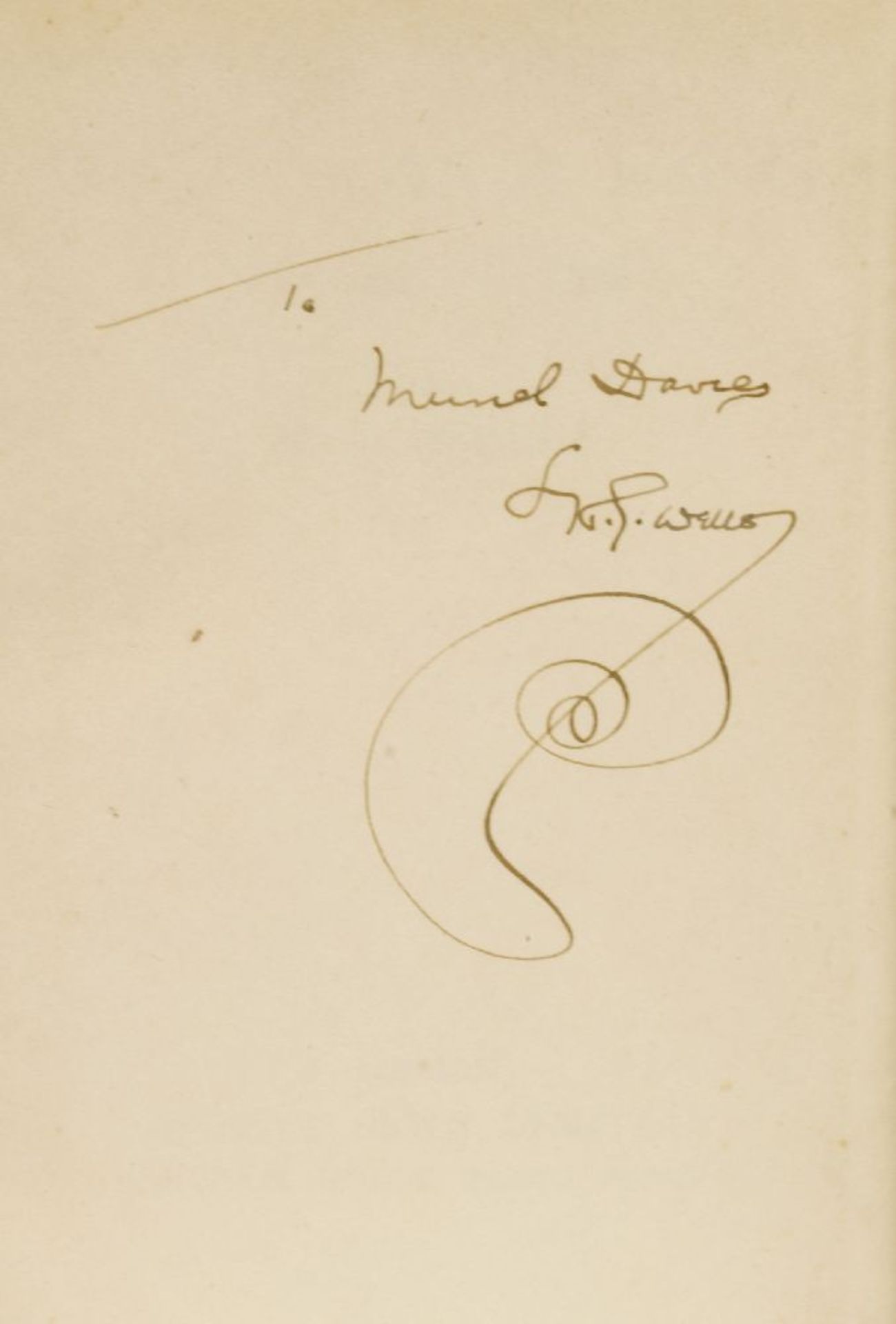 NINE works by H. G. WELLS, All Inscribed And Signed to the same family: 1- Marriage. W. Collins - Image 2 of 13