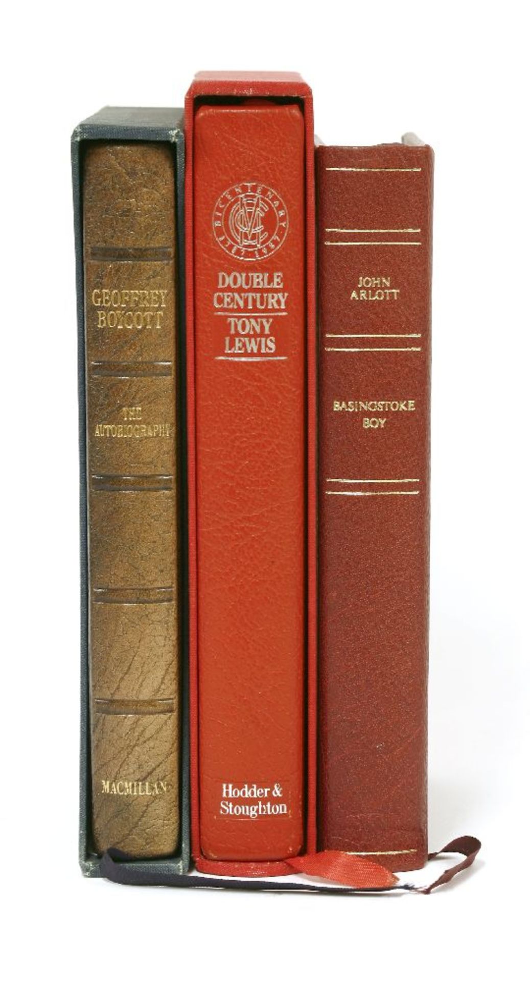 Cricket- Signed copies: 1- Arlott, John: Basingstoke Boy : the Autobiography. Boundary books,