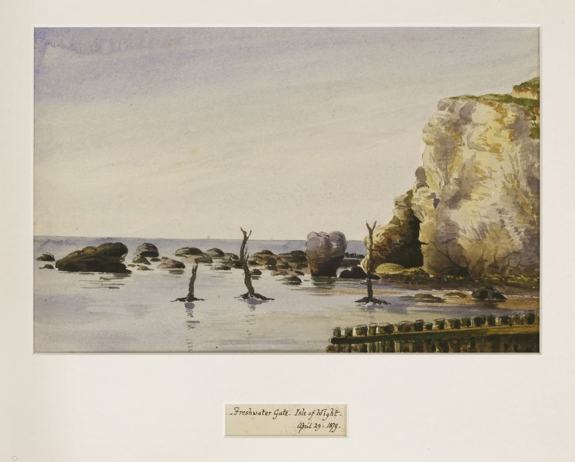 Eliza Ridley Sandys (late 19th century)SEVEN VIEWS OF THE ISLE OF WIGHT:FROM THE EAST CLIFF,