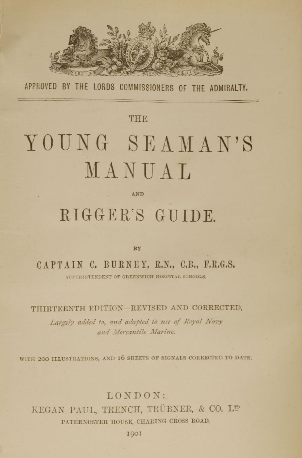 NAVAL: 1- Riddle, Edward: A Treatise on Navigation and Nautical Astronomy. For Baldwin, Cradock & - Image 3 of 4