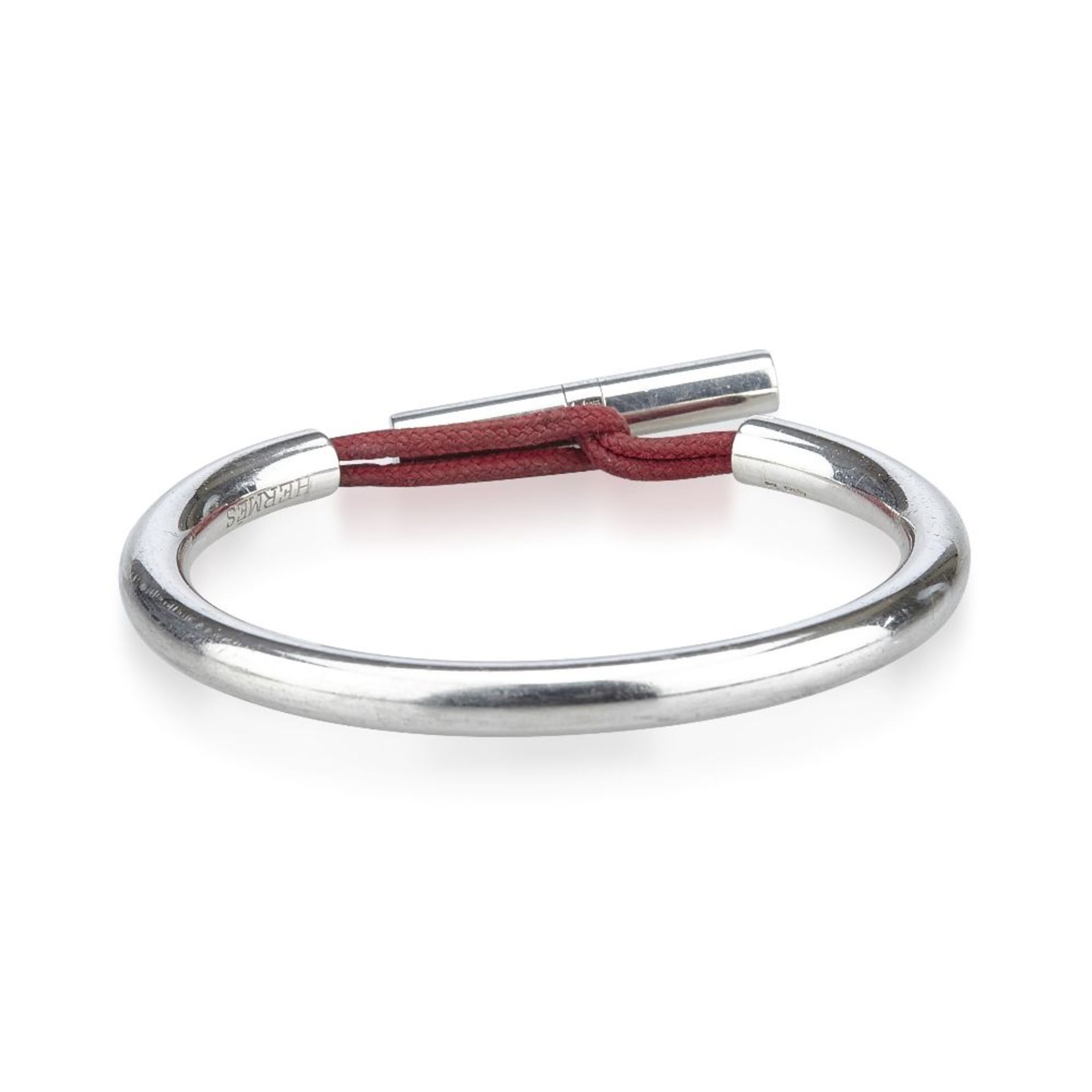 An Hermès 'Skipper' bracelet,featuring a silver and chemical fibre body - Image 3 of 7