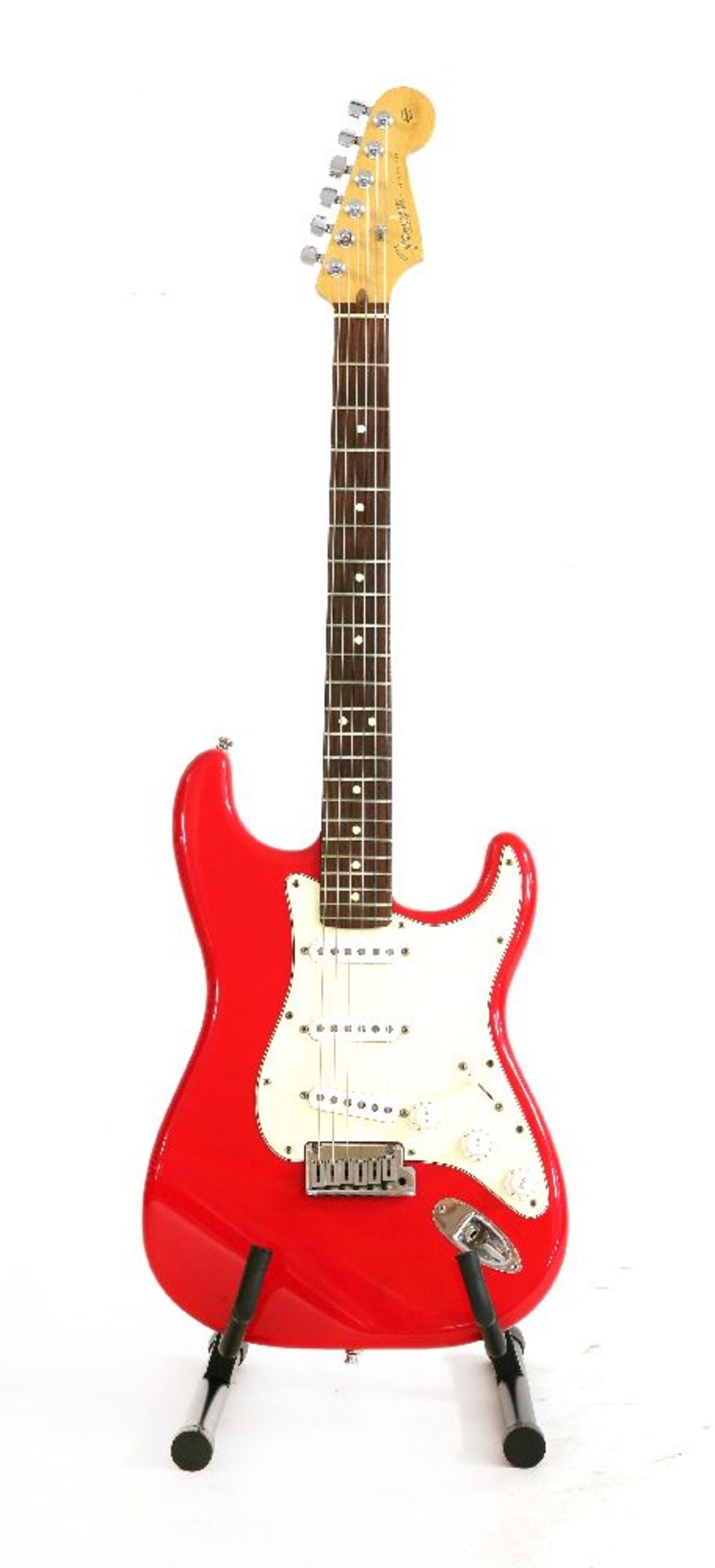 A 2000 Fender Stratocaster electric guitar,made in the USA, serial no. Z01xxxx4, complete with a