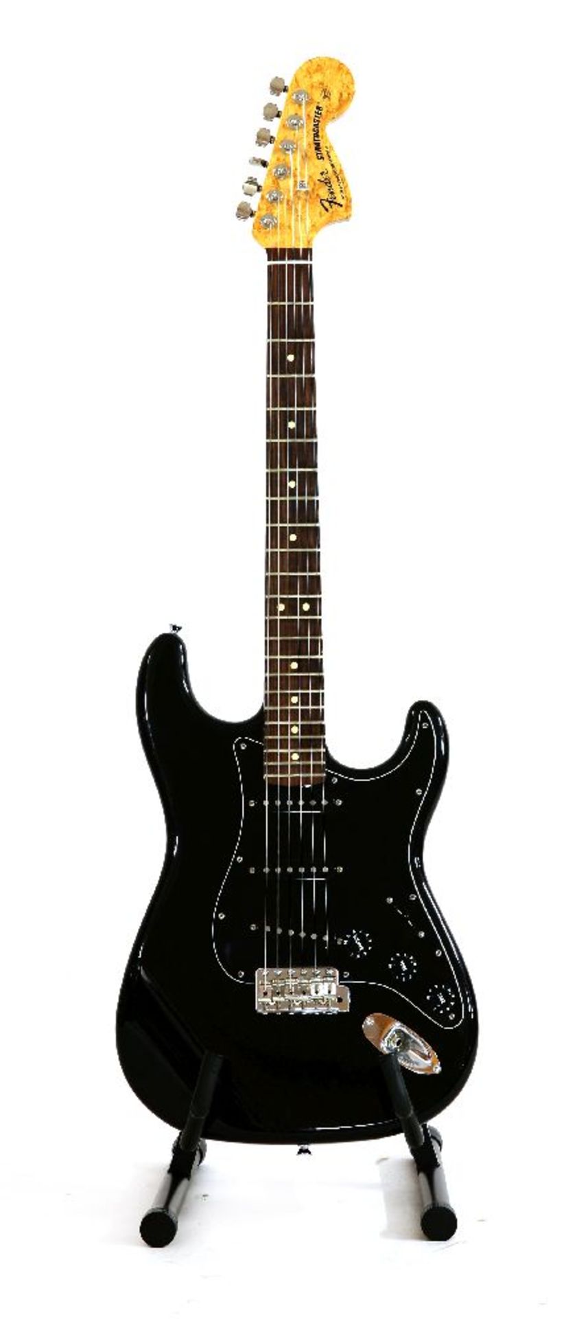 A luthier built Fender Stratocaster style electric guitar,the perfect instrument to channel your