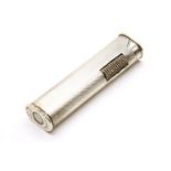 A Dunhill silver plated lighter, pat no. 3910750, 7.4cm long