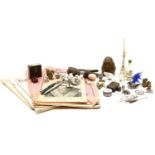 A collection of miscellaneous items, to include a Black Forest nutcracker, Royal Copenhagen goose,