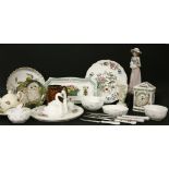 A collection of ceramics, to include Royal Worcester, Aynsley, Wedgwood, Portmerion, Nao