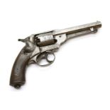 A 54 bore Kerr's Patent five shot single action side hammer revolver, serial number 7751,