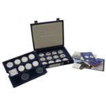 Coins, Great Britain, Elizabeth II (1952 - ), twenty silver Britannia Two Pound coins, dating from