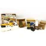 A large quantity of Scalextric F1 and others, to include world championship set, assorted loose