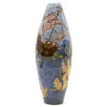 A Cobridge stoneware 'All at Sea' vase, by Kerry Goodwin, signed in gold and trial 2.12.04, 31cm