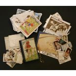 A collection of post cards, to include various scenes from Stratford-Upon-Avon, Dartmouth and