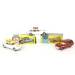 A Corgi 475 Citroen Safari, Olympic Winter Sports, boxed, one unboxed, and 'Ford Consul Estate' 491,