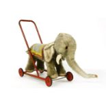 A Merrythought push along elephant