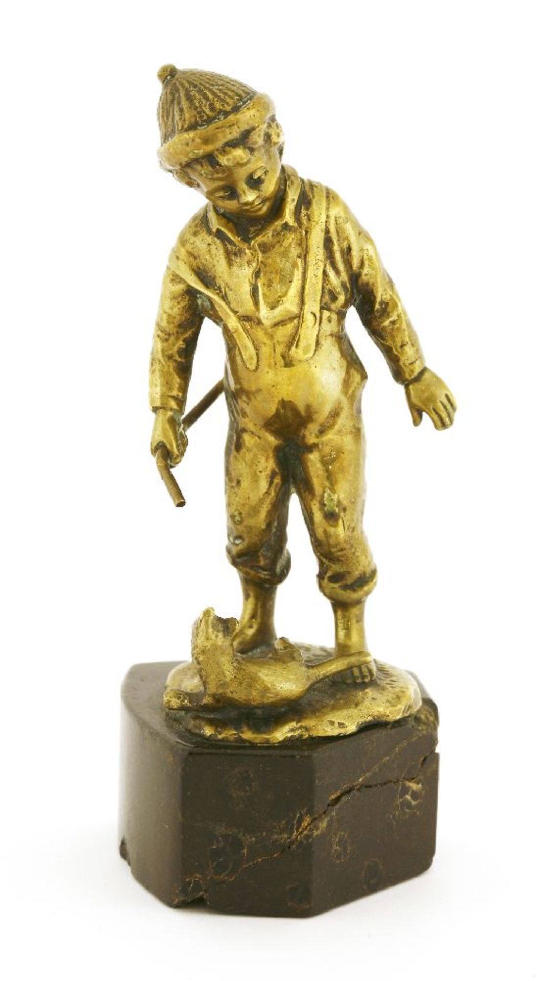 Julius Schmidt Felling (German, 1835-1920), late 19th/early 20th century, a gilt bronze sculpture of