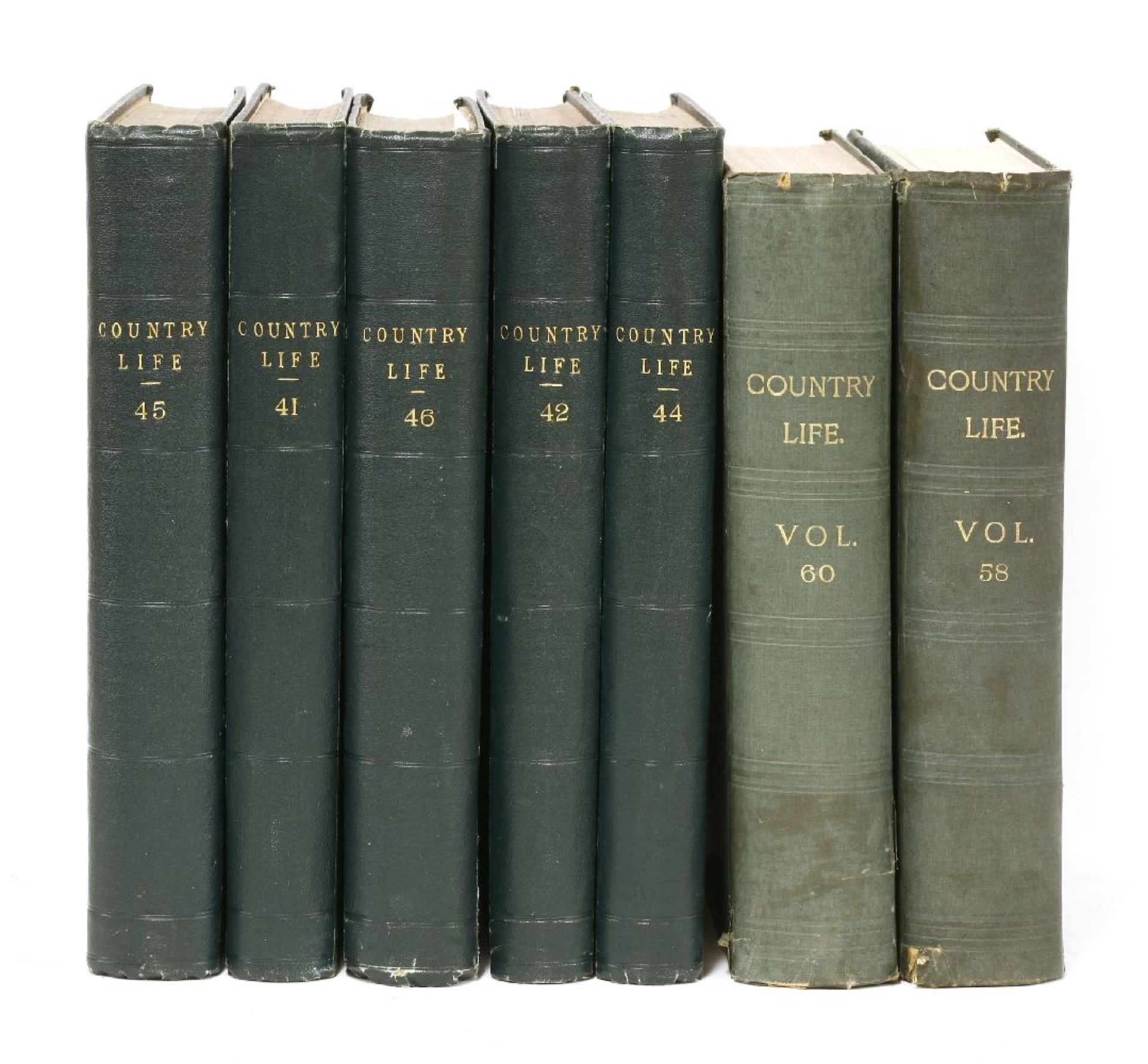 Fifteen bound volumes of 'Country Life' magazine,1917-1928, not complete (15)
