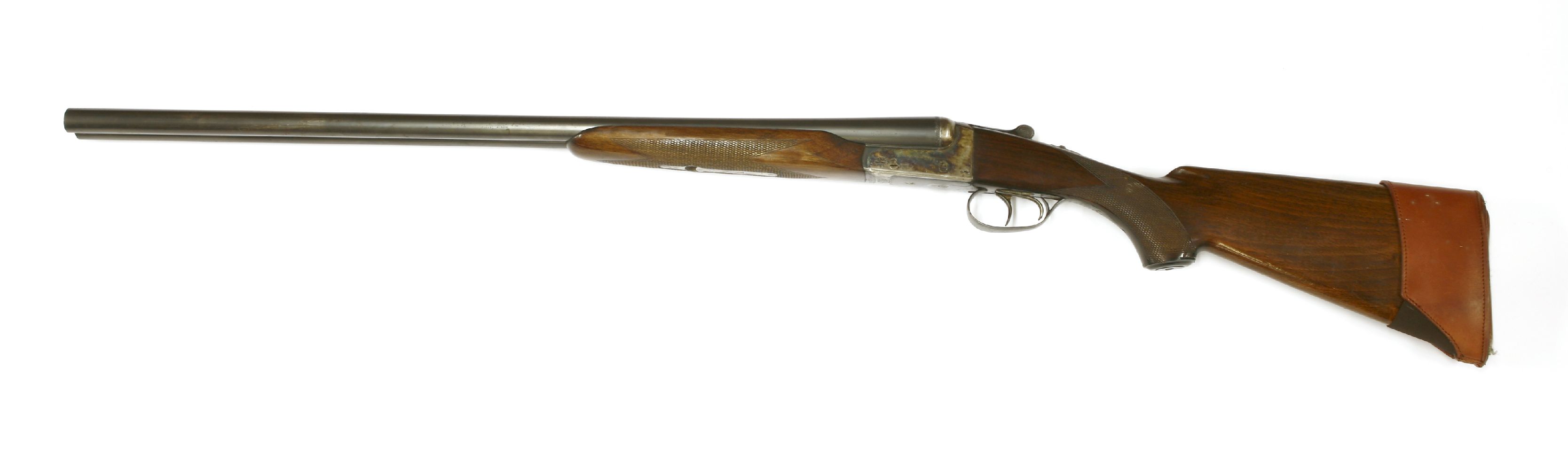 An Aya 12 bore side-by-side shotgun,no. 385864Provenance: The Priory, Walsham-le-Willows.