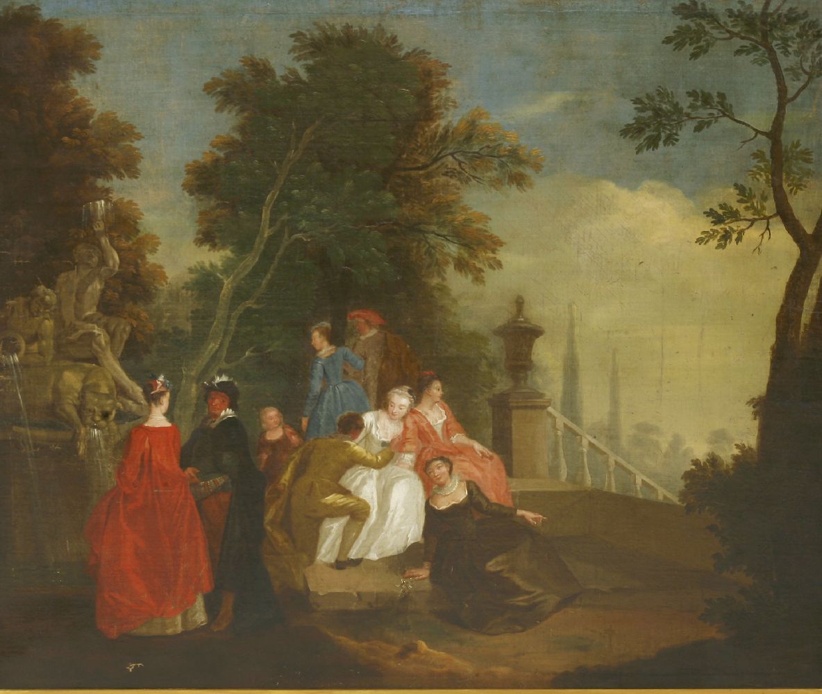 Follower of Antoine WatteauA FÊTE CHAMPÊTREOil on canvas87 x 103cm