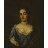 Circle of Sir Godfrey Kneller (1646-1723)PORTRAIT OF DOROTHY, WIFE OF MR JOHN FRANKLIN, HALF LENGTH,