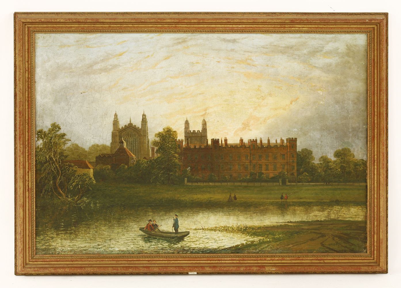 Follower of John PaulA VIEW OF ETON COLLEGEOil on canvas61 x 91cmProvenance: The Priory, Walsham- - Image 2 of 3