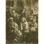Rembrandt Harmensz. van Rijn (Dutch, 1606-1669)JOSEPH TELLING HIS DREAMS (Bartsch, Hollstein 37; New