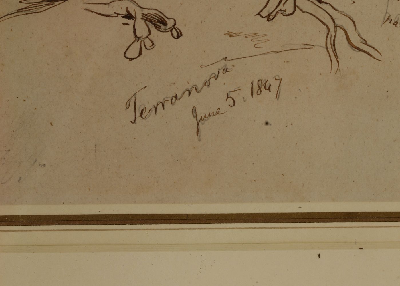 Edward Lear (1812-1888)TERRANOVA, SICILYInscribed and and dated 'June 5 1847' twice and numbered - Image 4 of 5