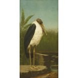 Henry Stacy Marks RA (1829-1898)A MARABOU STORK;A STORK;A pair, both signed l.r., oil on canvas138 x