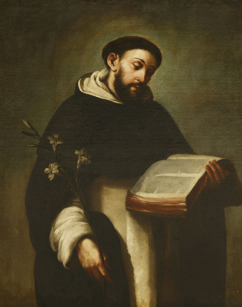 Circle of Alonso Cano (Spanish, 1601-1667)ST ANTHONY OF PADUA Oil on canvas100 x 80cm