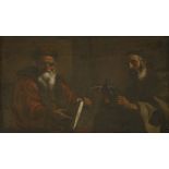 After Matteo PretiPLATO AND DIOGENES Oil on canvas101 x 159cmThe original painting is in the