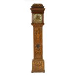 A walnut marquetry longcase clock,Richard Fennell, Kensington, with an eight-day movement striking