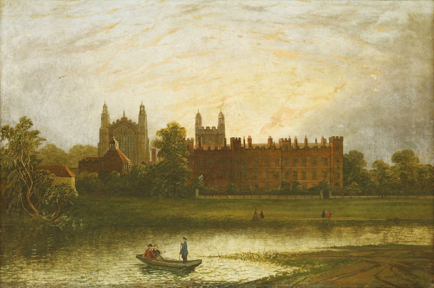 Follower of John PaulA VIEW OF ETON COLLEGEOil on canvas61 x 91cmProvenance: The Priory, Walsham-