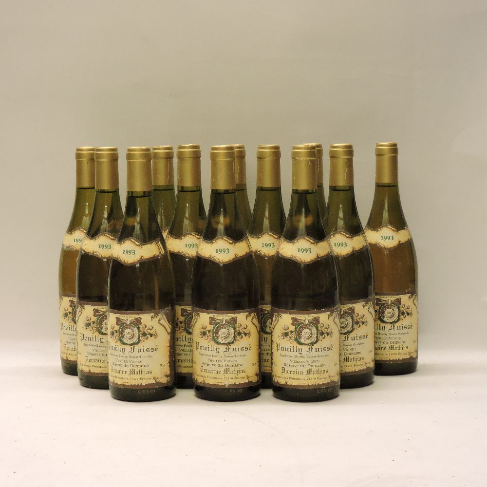 Pouilly Fuissé, Domaine Mathias, Vieilles Vignes, 1993, twenty-four bottles - Image 2 of 2