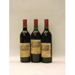 Moulin des Carruades, Pauillac, 1983, three bottles