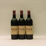 Château Batailley, Pauillac 5th Growth, 1961, three bottles (top shoulder)