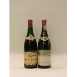 Assorted Red Burgundy to include one bottle each: Clos de Vougeot, Jules Laine, 1961; Volnay,