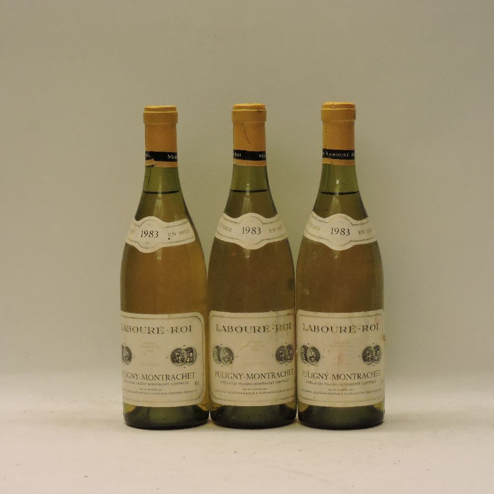 Puligny-Montrachet, Labouré-Roi, 1983, three bottles