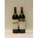 Assorted 1982 Red Bordeaux to include one bottle each: Château d’Angludet, Margaux Cru Bourgeois