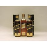 Assorted Johnnie Walker to include: Black Label, 12 Year Old, two bottles (boxed); Gold Label, 18