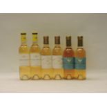 Assorted 2009 Sauternes to include two half bottles each: Château Clos Haut-Peyraguey 1ere Cru