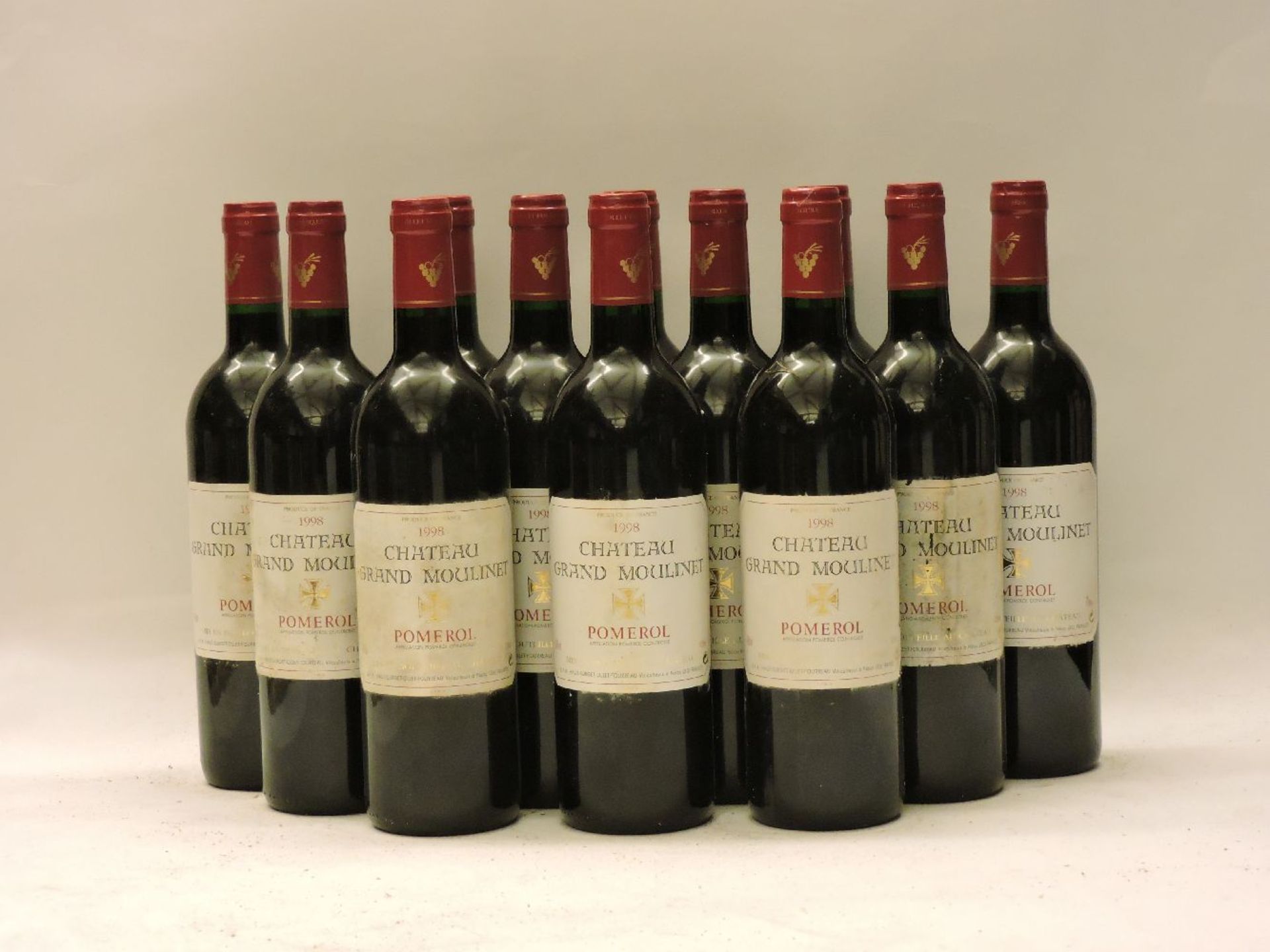 Grand Moulinet, Pomerol, 1998, twelve bottles (owc)