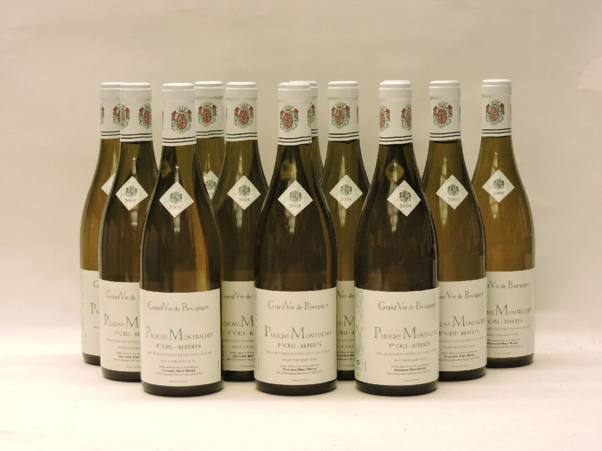 Puligny-Montrachet 1ere Cru, Referts, Morey, 2005, twelve bottles (boxed)