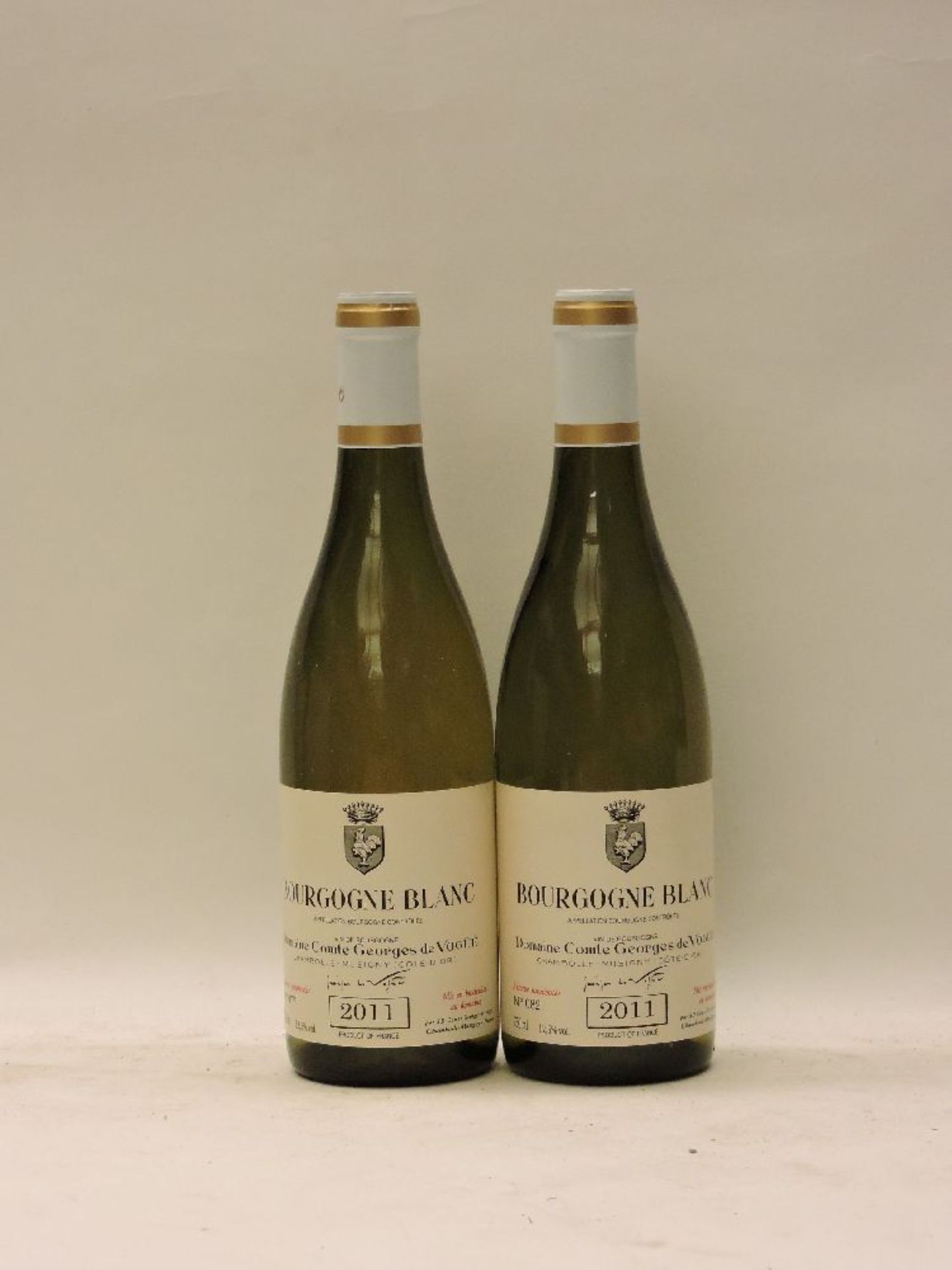 Bourgogne Blanc, Domaine Comte Georges de Vogüé, 2011, two bottles