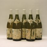 Hospices de Beaune, Corton-Charlemagne, Bouchard, 2001, five magnums (damaged labels)