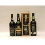 Assorted Port to include one bottle each: Croft, 1975; Royal Oporto, 1980; Niepoort Colheita,