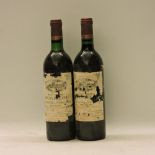 Château Haut-Bages Monpelou, Pauillac Cru Bourgeois Supérieur, 1983, two bottles (very dirty