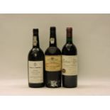 Assorted to include one bottle each: Gould Campbell, 1975; Quinta do Panascal, Fonseca, 1986;