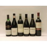 Assorted New World Wines to include: Glen Carlou Grande Classique, 1989, one bottle; Bellingham, ‘