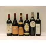 Assorted Italian and Alsace Wines to include: Tignanello, Antinori, 1997, one bottle; Villa Cerro,