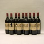 Carruades de Lafite (2nd Wine of Château Lafite), Pauillac, 1986, nine bottles (all in neck, some