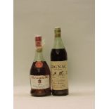 Assorted Cognac to include: Biscuit Dubouche Three Star Fine Cognac (by apt. Late George VI), one