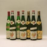 Assorted Alsace Wines to include: Vin d’Alsace, Muré, Grains Noble, Tokay d’Alsace, 1983, three